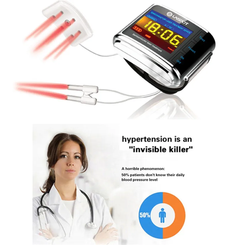 LLLT Laser Therapy Wrist Diabetes Watch to Reduce High Blood Pressure Cholesterol Cerebral Thrombosis
LLLT Laser Therapy Wrist Diabetes Watch to Reduce High Blood Pressure Cholesterol Cerebral Thrombosis