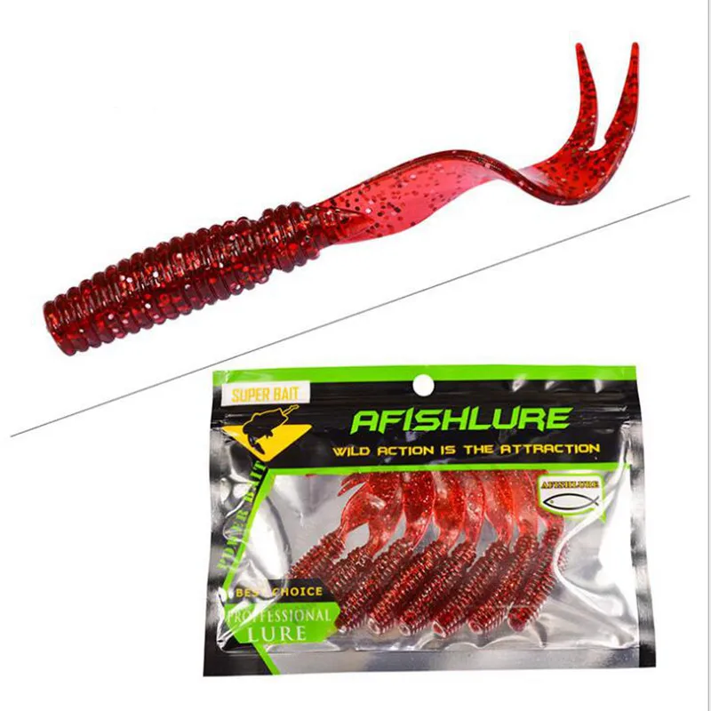 3.3g 75mm 8pcs/lot Double Tail Grubs Curly Tail Soft Lure Fishing Lure Artificial Bait Soft Fishing Lure Worm
3.3g 75mm 8pcs/lot Double Tail Grubs Curly Tail Soft Lure Fishing Lure Artificial Bait Soft Fishing Lure Worm