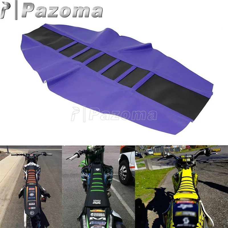 Black Blue Motocross Dirt Bike Rubber Seat Cover Enduro Anti-slip Seat Covers For Yamaha Kawasaki Husqvarna KTM SX FC FE TC TE
Black Blue Motocross Dirt Bike Rubber Seat Cover Enduro Anti-slip Seat Covers For Yamaha Kawasaki Husqvarna KTM SX FC FE TC TE