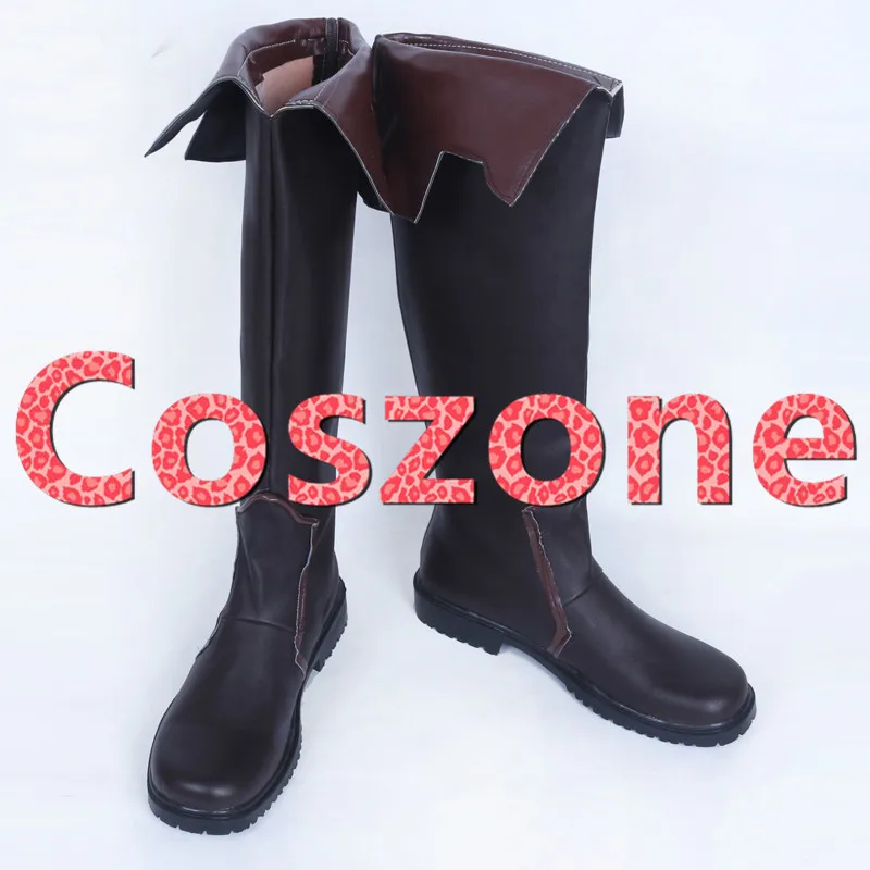Tales Of Zestiria The X Edna Brown Shoes Cosplay Boots (8)