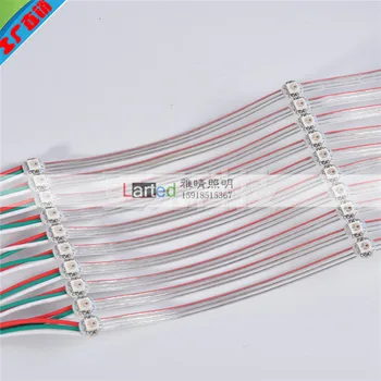 50Pcs Prewired 5050 SK6812 WS2812B WS2812 Full Color RGB Pixel LED Chip & Heatsink DC5V 10cm/12cm transparent/colorful wire
50Pcs Prewired 5050 SK6812 WS2812B WS2812 Full Color RGB Pixel LED Chip & Heatsink DC5V 10cm/12cm transparent/colorful wire