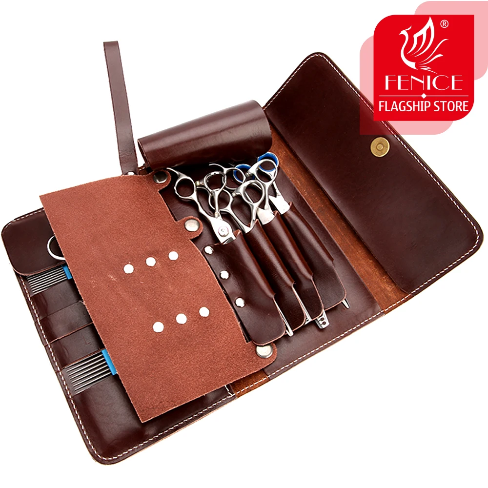 Vintage Scissors Rolling Bags Brown Cowhide Leather Scissor Pouch Engraved Pattern Hairdressing Holster Scissors Holder Barber
Vintage Scissors Rolling Bags Brown Cowhide Leather Scissor Pouch Engraved Pattern Hairdressing Holster Scissors Holder Barber