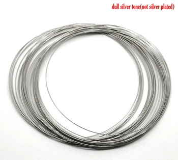 DoreenBeads Steel Wire Memory Beading Bracelets Components Round Silver Color 10cm-10.5cm Dia, 25 Loops new
DoreenBeads Steel Wire Memory Beading Bracelets Components Round Silver Color 10cm-10.5cm Dia, 25 Loops new