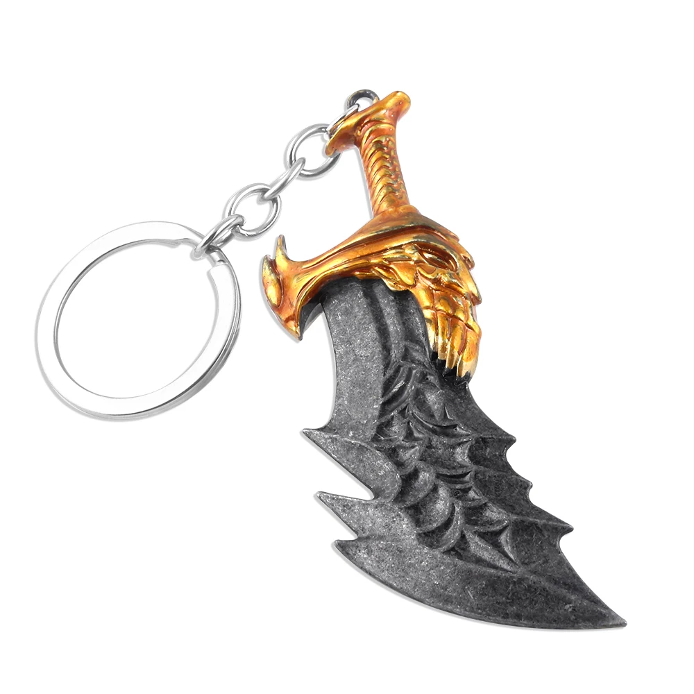 God Of War 4 Logo Keychains Kratos Axe Knife key chain OLYMPUS KRATOS Weapons Model For man God Of War 4 game Fan Jewelry
God Of War 4 Logo Keychains Kratos Axe Knife key chain OLYMPUS KRATOS Weapons Model For man God Of War 4 game Fan Jewelry