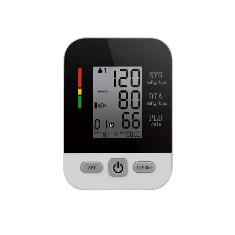 LCD Digital Upper Arm Blood Pressure Monitor Health Care USB Rechargeable Electronic Sphygmomanometer Heart Rate Monitor
LCD Digital Upper Arm Blood Pressure Monitor Health Care USB Rechargeable Electronic Sphygmomanometer Heart Rate Monitor