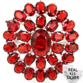 Guarantee 4.3g Real 925 Solid Sterling Silver Red Blood Ruby Woman's Rings 26x24mm
Guarantee 4.3g Real 925 Solid Sterling Silver Red Blood Ruby Woman's Rings 26x24mm