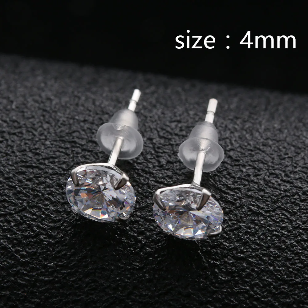 1Pair 2017 Newest Men&Women Black/Silver 2Colors Zircon Earrings 4 Sizes Ear Stud Jewelry Fashion Jewelry Best Gift
1Pair 2017 Newest Men&Women Black/Silver 2Colors Zircon Earrings 4 Sizes Ear Stud Jewelry Fashion Jewelry Best Gift