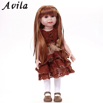 18'' American Baby Doll Handmade Soft Silicone Vinyl Reborn Dolls Realistic Toddler Doll Toys for Children Christmas Collection
18'' American Baby Doll Handmade Soft Silicone Vinyl Reborn Dolls Realistic Toddler Doll Toys for Children Christmas Collection