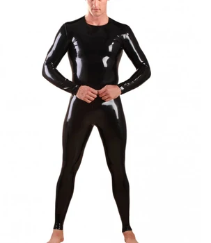 Black latex rubber t-shirt with round neck and long sleeves Latex Tights Costumes
Black latex rubber t-shirt with round neck and long sleeves Latex Tights Costumes