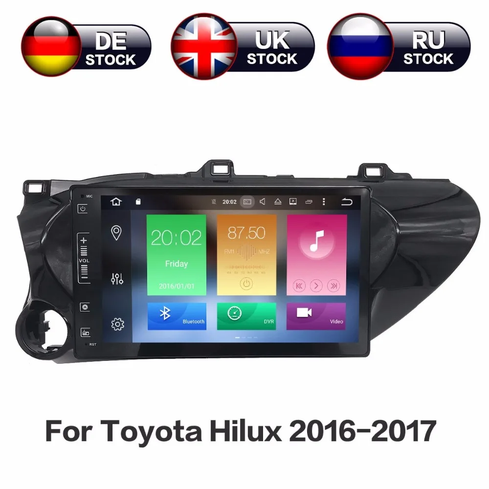 10.1 inch Android 7.1 Android 5.1 Quad Core Car GPS Navigation stereo DVD Player Satnav head unit for Toyota Hilux 2016 2017
10.1 inch Android 7.1 Android 5.1 Quad Core Car GPS Navigation stereo DVD Player Satnav head unit for Toyota Hilux 2016 2017