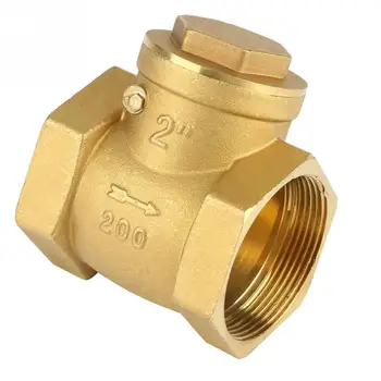 DN50 Female Thread Brass Non-return Swing Check Valve 232PSI Prevent Water Backflow
DN50 Female Thread Brass Non-return Swing Check Valve 232PSI Prevent Water Backflow