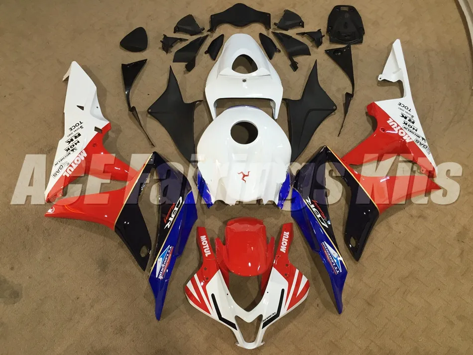 New Injection mold Full Fairing kit Fit For Honda CBR600RR F5 2007 2008 07 08 600RR 600 ABS fairings white blue red 
New Injection mold Full Fairing kit Fit For Honda CBR600RR F5 2007 2008 07 08 600RR 600 ABS fairings white blue red