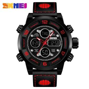 Skmei Relogio Digital Military Men's Watch Sport fitness Watches Leather Strap Glass Mirror Big Dial Electronic Clock For Man
Skmei Relogio Digital Military Men's Watch Sport fitness Watches Leather Strap Glass Mirror Big Dial Electronic Clock For Man