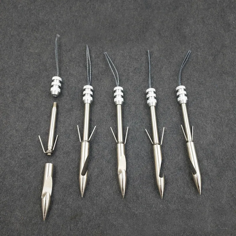 6/12/20pcs Stainless Steel Arrowhead Bow Missile Head Shot Fish Dart Hunting Shooting Catapult Dart Fishing Gear accessories
6/12/20pcs Stainless Steel Arrowhead Bow Missile Head Shot Fish Dart Hunting Shooting Catapult Dart Fishing Gear accessories