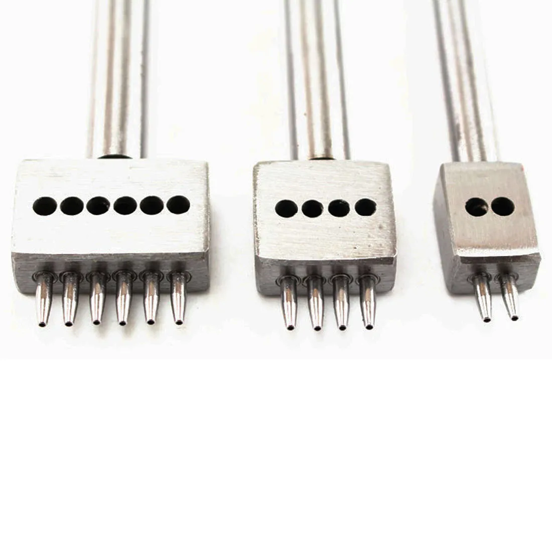 1mm Hole Diameter Punch Tools Round Row Punch Drilling Tools 2/4/6 Prong Hole 4mm Leather Spacing Hole Tool Leather Craft
1mm Hole Diameter Punch Tools Round Row Punch Drilling Tools 2/4/6 Prong Hole 4mm Leather Spacing Hole Tool Leather Craft