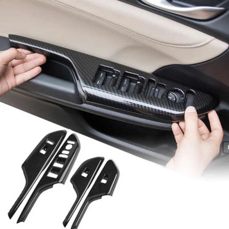 High Quality ABS Carbon Fiber Window Lock Switch Lift Cover Mirror Lock Interior Trims For Honda Civic 2016-2018 Car Accessories
High Quality ABS Carbon Fiber Window Lock Switch Lift Cover Mirror Lock Interior Trims For Honda Civic 2016-2018 Car Accessories