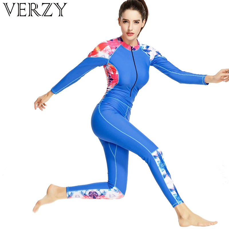 Women New Arrivals One Piece Wetsuit Fitness Quick Dry Patchwork Floral Zipper Long Sleeves Diving Equipment Surfing Suit
Women New Arrivals One Piece Wetsuit Fitness Quick Dry Patchwork Floral Zipper Long Sleeves Diving Equipment Surfing Suit