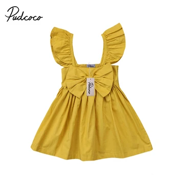 Kids Baby Girls Dress Newborn Kids Baby Girls Princess Bow Dress Party Casual Solid Clothes Outfit Dress 0-3T
Kids Baby Girls Dress Newborn Kids Baby Girls Princess Bow Dress Party Casual Solid Clothes Outfit Dress 0-3T