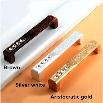 128mm 224mm modern fashion rhinestone furniture decoration handles silver white brown Aristocratic gold wardrobe dresser handles
128mm 224mm modern fashion rhinestone furniture decoration handles silver white brown Aristocratic gold wardrobe dresser handles