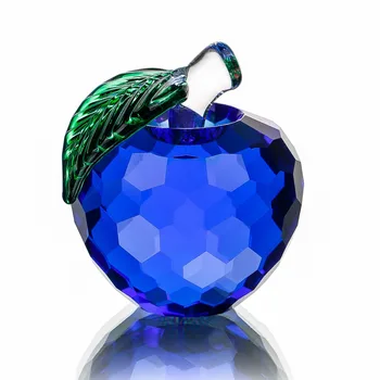 H&D 3D 40mm Facted Crystal Apple Paperweight Cut Glaze Fruit Figurine Glass Home Wedding Decor Collectible Christmas Gifts Blue
H&D 3D 40mm Facted Crystal Apple Paperweight Cut Glaze Fruit Figurine Glass Home Wedding Decor Collectible Christmas Gifts Blue