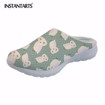INSTANTARTS Summer Outdoor Beach Shoes Cartoon Owl Pattern Breathable Air Mesh Sandals Quick Dry Slip On Slippers for Girls Lady
INSTANTARTS Summer Outdoor Beach Shoes Cartoon Owl Pattern Breathable Air Mesh Sandals Quick Dry Slip On Slippers for Girls Lady