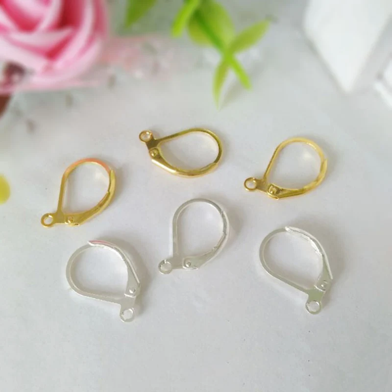 50pcs/lot Gold/Silver Color 16mm Blank "D" Shape French Earrings Tray Cabochon Setting Cameo Base for Earrings Jewelry Making
50pcs/lot Gold/Silver Color 16mm Blank "D" Shape French Earrings Tray Cabochon Setting Cameo Base for Earrings Jewelry Making