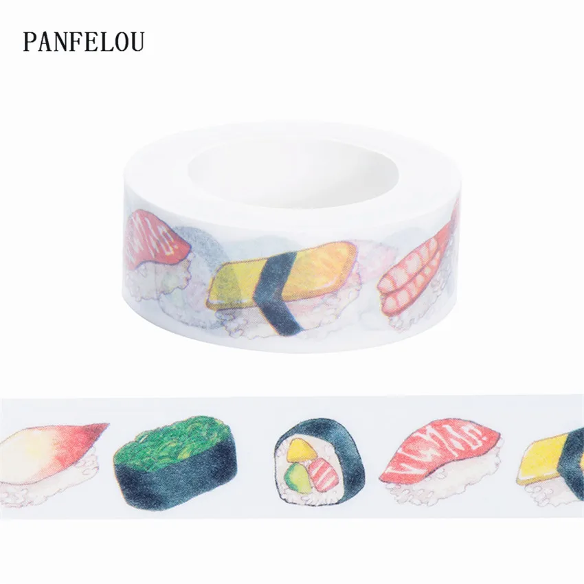 10M*15mm Seaweed sushi stickers Washi Masking tape Quality good price HOT sell DIY Scrapbook Embellishments Decoration 
10M*15mm Seaweed sushi stickers Washi Masking tape Quality good price HOT sell DIY Scrapbook Embellishments Decoration