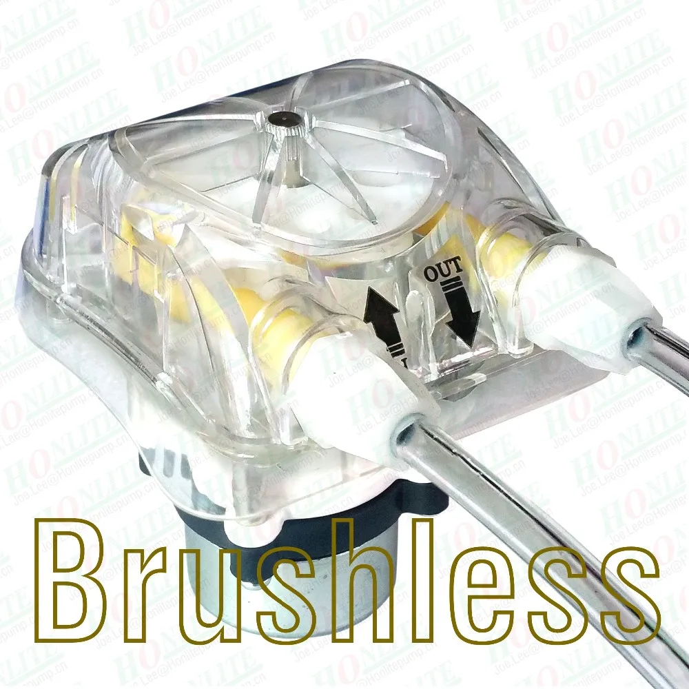60ml/min, 40psi, 12Vdc Brushless Peristaltic Pump with FDA approved PharMed BPT peristaltic tube and exchangeable pump head
60ml/min, 40psi, 12Vdc Brushless Peristaltic Pump with FDA approved PharMed BPT peristaltic tube and exchangeable pump head