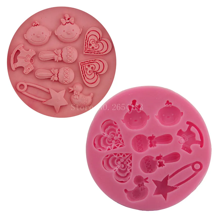 DIY Food-grade Silicone Mold Baby Toy Cake Decorating Tool Chocolate Candy Jello Baking moldes de silicona para reposteria
DIY Food-grade Silicone Mold Baby Toy Cake Decorating Tool Chocolate Candy Jello Baking moldes de silicona para reposteria