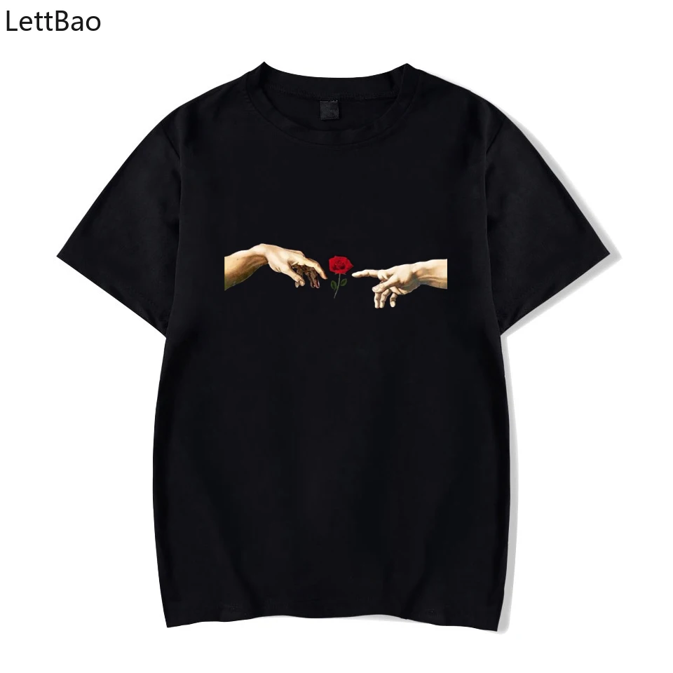 2019 New David Michelangelo Male T-shirt Men/women Hands Rose Harajuku Aesthetic Clothes Graphic Tee Ulzzang Tshirt Homme
2019 New David Michelangelo Male T-shirt Men/women Hands Rose Harajuku Aesthetic Clothes Graphic Tee Ulzzang Tshirt Homme