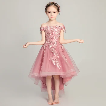 Asymmetrical Elegant Princess Dresses Beads Children Communion Gown Off The Shoulder Lace Applique Flower Girl Christmas Dress
Asymmetrical Elegant Princess Dresses Beads Children Communion Gown Off The Shoulder Lace Applique Flower Girl Christmas Dress