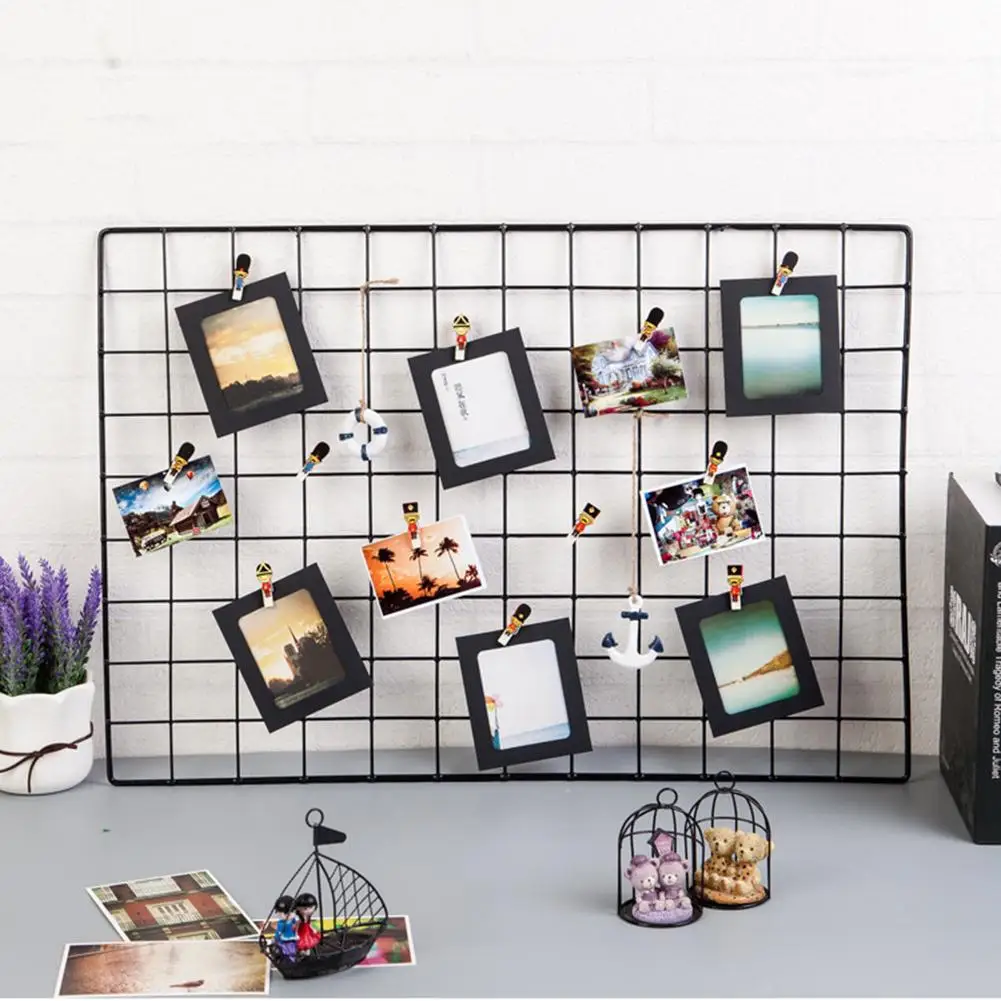Multi-Function Metal Mesh Grid Panel Decor Photo Wall Eur Style Art Display New Storage Rack Holder Home Bedroom DIY Decoration
Multi-Function Metal Mesh Grid Panel Decor Photo Wall Eur Style Art Display New Storage Rack Holder Home Bedroom DIY Decoration