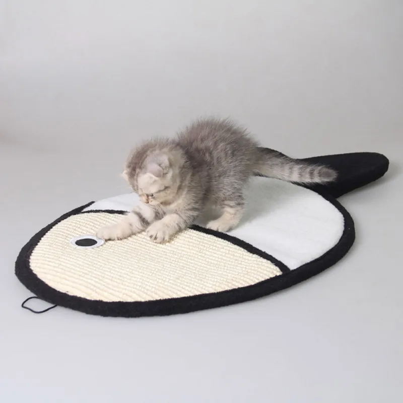 Cat Scratch Board Natural Sisal Fish Shape Cat Scratching Bed Post For Grinding Claws Cat Kitten Scratcher Interactive Toy
Cat Scratch Board Natural Sisal Fish Shape Cat Scratching Bed Post For Grinding Claws Cat Kitten Scratcher Interactive Toy