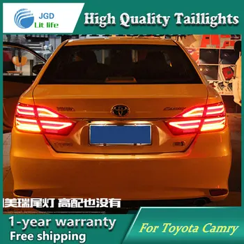 Car Styling Tail Lamp case for Toyota Camry taillights 2015 Lights LED Tail Light Rear Lamp LED DRL+Brake+Park+Signal
Car Styling Tail Lamp case for Toyota Camry taillights 2015 Lights LED Tail Light Rear Lamp LED DRL+Brake+Park+Signal