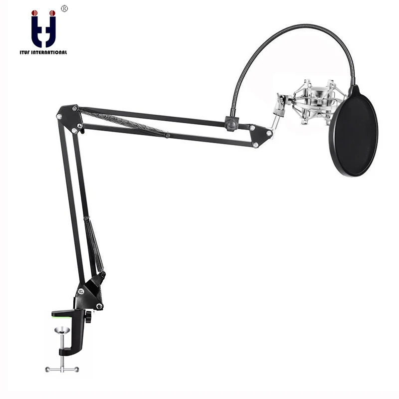 Original Brand Metal Extendable Recording Microphone Stand Tripod Boom Scissor Arm Holder With Microphone Clip Mounting Clamp
Original Brand Metal Extendable Recording Microphone Stand Tripod Boom Scissor Arm Holder With Microphone Clip Mounting Clamp