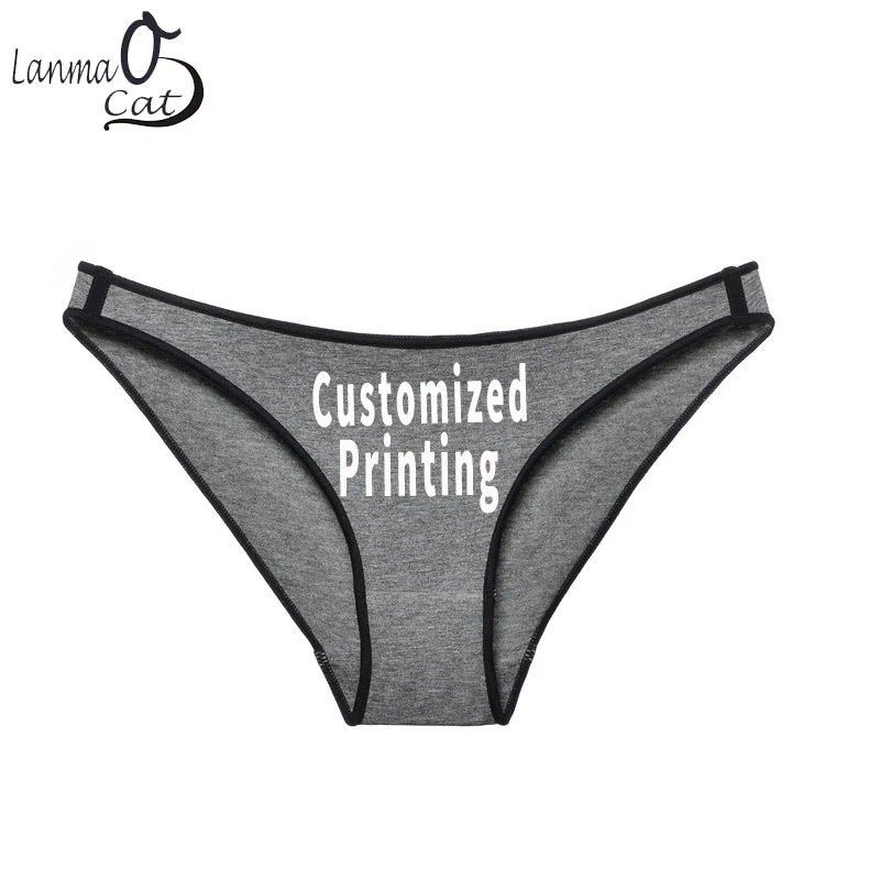 Lanmaocat Cotton Women Briefs Panty Customized Logo Print Women Briefs Underwear Design Clothing Underpant Print Free Shipping
Lanmaocat Cotton Women Briefs Panty Customized Logo Print Women Briefs Underwear Design Clothing Underpant Print Free Shipping