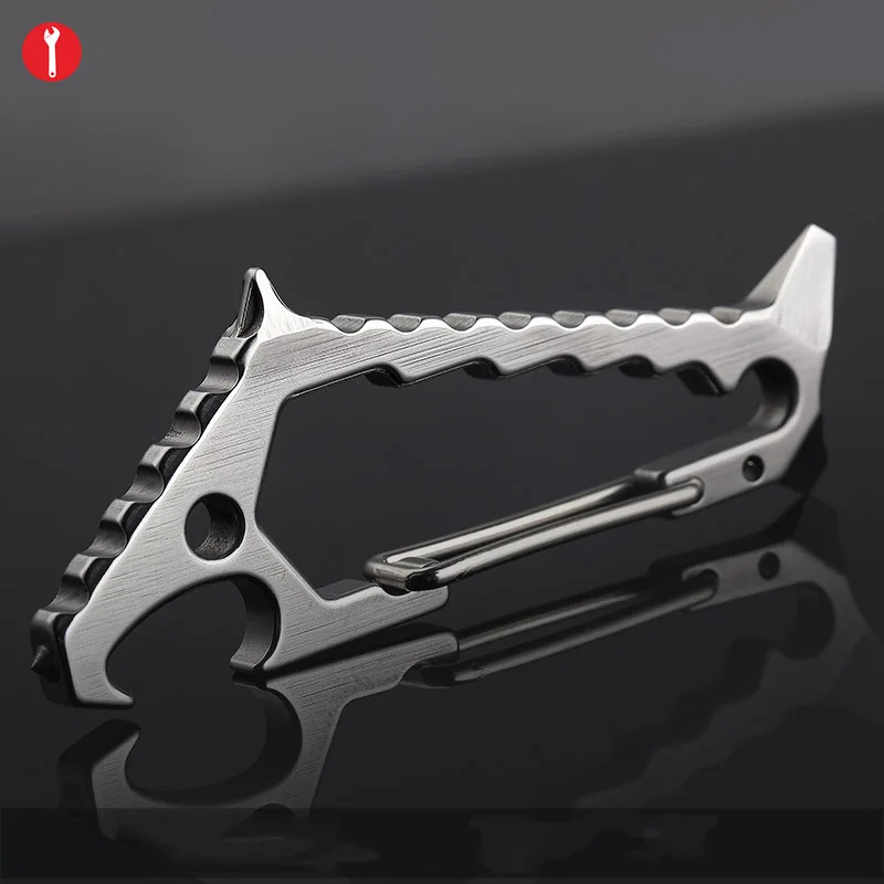 NEW EDC Survival Camping Hiking 5 in 1 Aluminum Portable Utility Pocket Multifuction Tool Keychain shark shape Lock Outdoor Tool
NEW EDC Survival Camping Hiking 5 in 1 Aluminum Portable Utility Pocket Multifuction Tool Keychain shark shape Lock Outdoor Tool