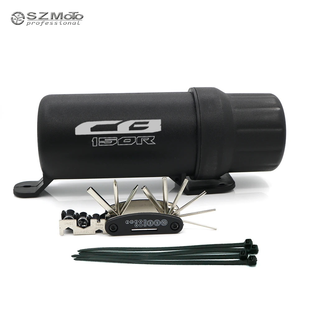 Universal Off-Road For HONDA CB150R CB 150R 2018 2019 Waterproof Tube Gloves Storage Box With 1 tool
Universal Off-Road For HONDA CB150R CB 150R 2018 2019 Waterproof Tube Gloves Storage Box With 1 tool