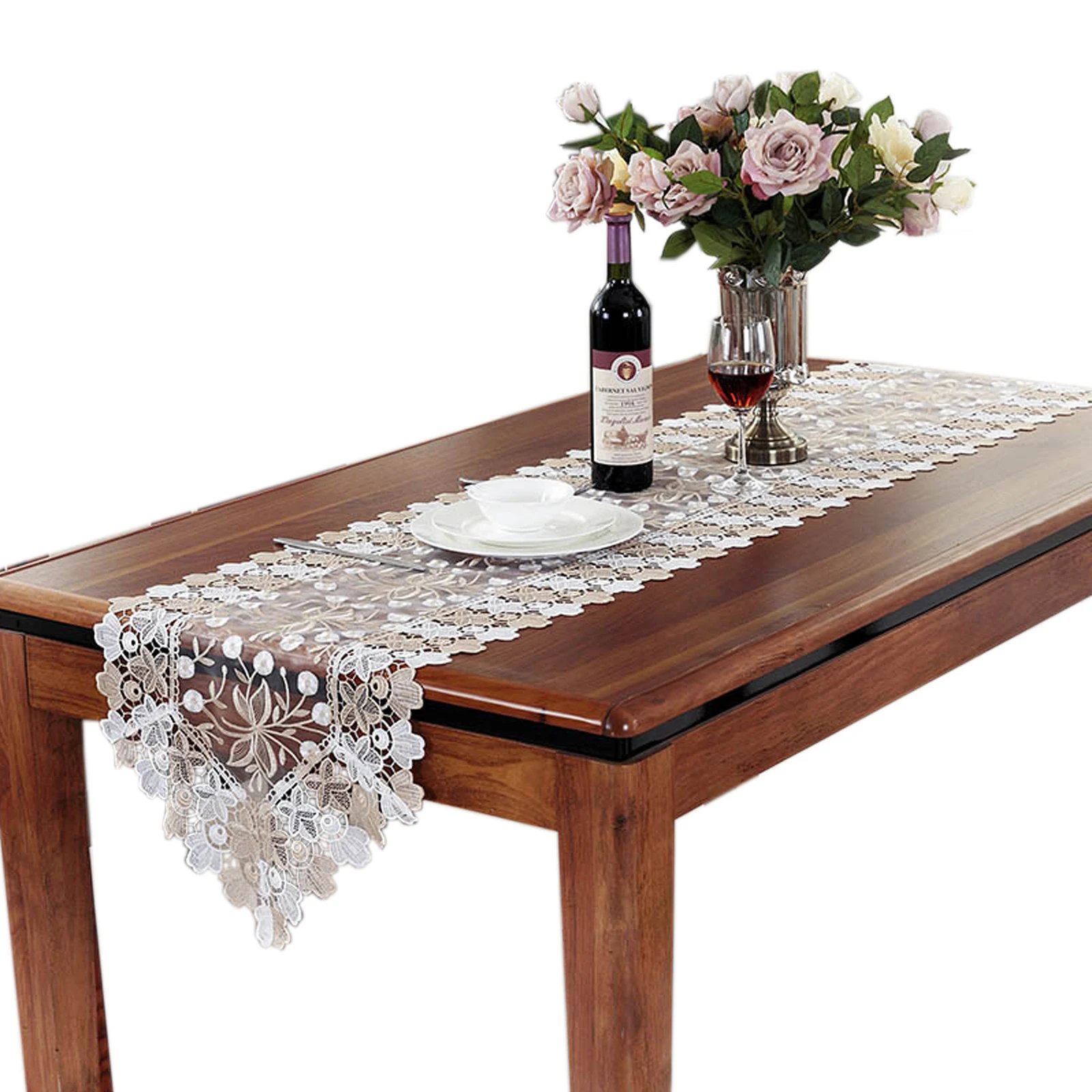 Embroidered Lace Table Runner European Style Floral Table Cloth American Tv Cabinet Decorative Coffee Table Runner Home Textile
Embroidered Lace Table Runner European Style Floral Table Cloth American Tv Cabinet Decorative Coffee Table Runner Home Textile