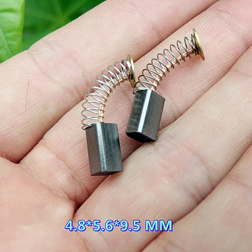 5 pcs/lot Power tool carbon brush 4.8*5.6*9.5 MM component carbon brush motor carbon brush accessories
5 pcs/lot Power tool carbon brush 4.8*5.6*9.5 MM component carbon brush motor carbon brush accessories