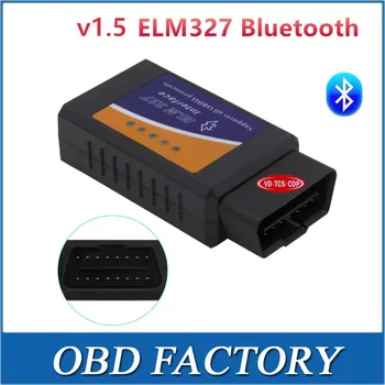 Free Shipping V1.5 ELM327 Bluetooth Interface OBD2 OBD II ELM 327 Support Android and Symbian Auto Car Diagnostic Scanner
Free Shipping V1.5 ELM327 Bluetooth Interface OBD2 OBD II ELM 327 Support Android and Symbian Auto Car Diagnostic Scanner