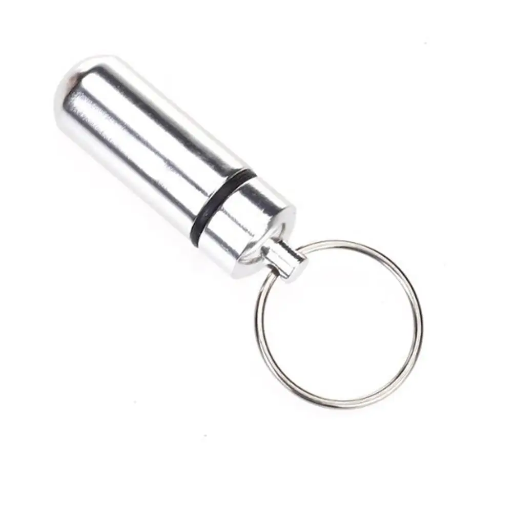 Car Keychan Outdoor Waterproof Portable Medicine Bottle Aluminum Alloy Key Ring Hanging Bottle Mini N Small Medicine Tank
Car Keychan Outdoor Waterproof Portable Medicine Bottle Aluminum Alloy Key Ring Hanging Bottle Mini N Small Medicine Tank