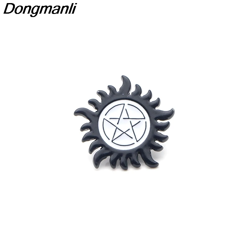 P2558 Dongmanli 20pcs/lot wholesale Supernatural Pentagram sign Enamel Pin Buckle Shirt Pins and Brooches for Women
P2558 Dongmanli 20pcs/lot wholesale Supernatural Pentagram sign Enamel Pin Buckle Shirt Pins and Brooches for Women
