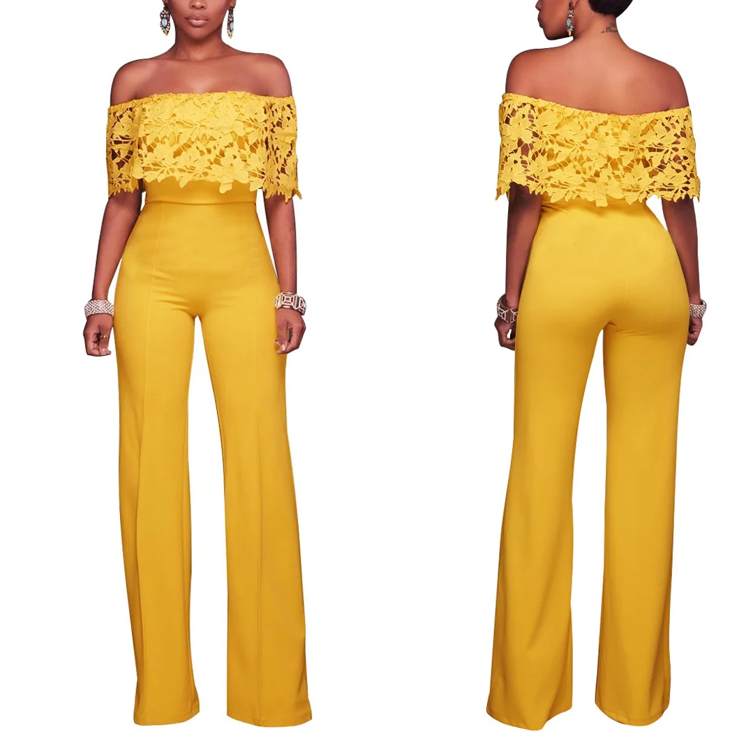 Womens Lace Jumpsuit Bodysuit Bodycon Party Streetwear Women Jumpsuit Sexy Lady Romper With Long Trousers Outfit Clothes
Womens Lace Jumpsuit Bodysuit Bodycon Party Streetwear Women Jumpsuit Sexy Lady Romper With Long Trousers Outfit Clothes