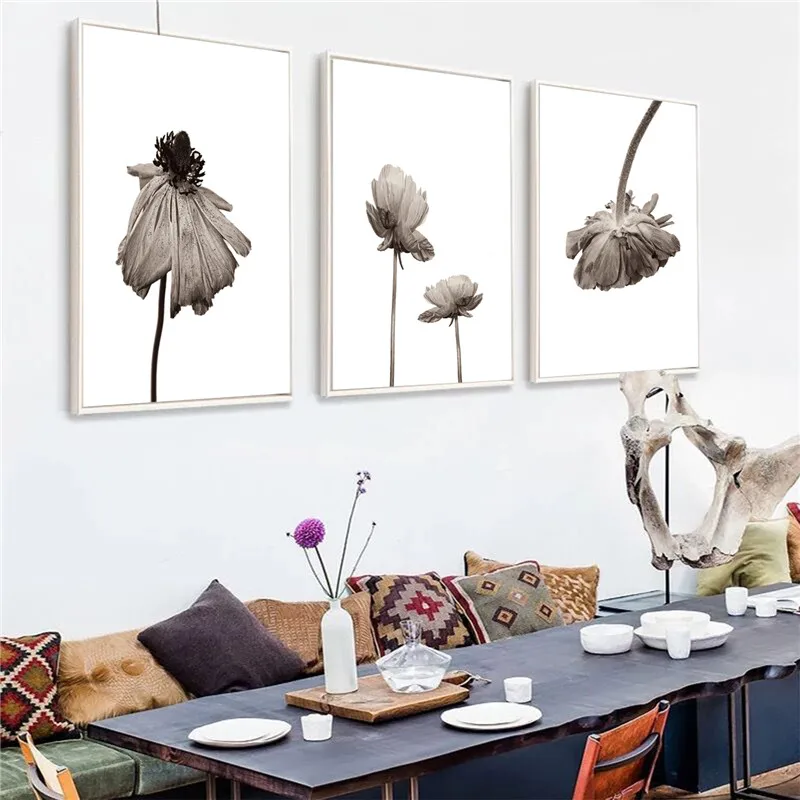 Autumn-Lotus-Posters-And-Prints-Wall-Art-Canvas-Painting-Modern-Wall-Pictures-DH2379 (3)