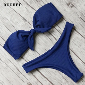 Solid Tube Bikini Set 2019 Women Swimwear Beach Bathing Suit Push Up Swimsuits Sexy Brazilian Bikini Female Beachwear With Pad
Solid Tube Bikini Set 2019 Women Swimwear Beach Bathing Suit Push Up Swimsuits Sexy Brazilian Bikini Female Beachwear With Pad