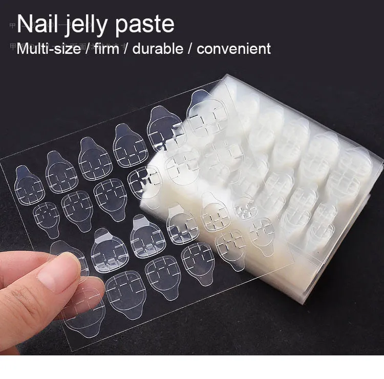 24tips Transparent waterproof magic nail paste double-sided adhesive tape long lasting invisible nail film nail jelly gel MZ073
24tips Transparent waterproof magic nail paste double-sided adhesive tape long lasting invisible nail film nail jelly gel MZ073