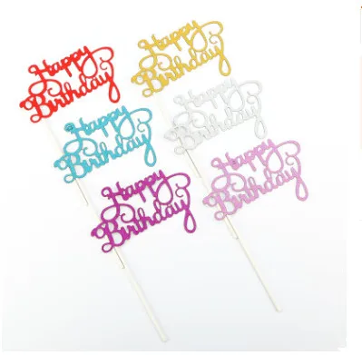 Party Supplies DIY 1PCS "happy birthday" words Cake Topper Set for birthday Party Decoration Cake Decor Supplie Kids Favor
Party Supplies DIY 1PCS "happy birthday" words Cake Topper Set for birthday Party Decoration Cake Decor Supplie Kids Favor