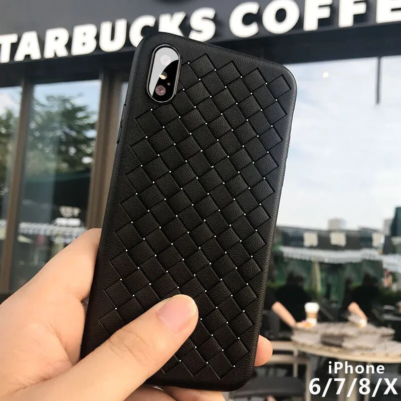 Mobile Phone Case Fashionable New For iPhone 7 6 6s 8 X Leather Cover Mesh Soft TPU Case Protective Sheath Back Cover SMSNXY
Mobile Phone Case Fashionable New For iPhone 7 6 6s 8 X Leather Cover Mesh Soft TPU Case Protective Sheath Back Cover SMSNXY