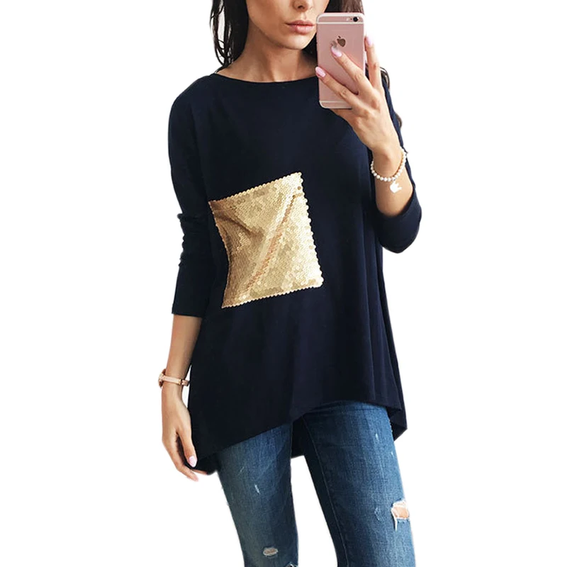 3 Colors Tops Autumn Young Girls' Asymmetric Tunic Shirt O Neck Long Bottoming Shirts With Sequined Tops Autumn Clothings LX101
3 Colors Tops Autumn Young Girls' Asymmetric Tunic Shirt O Neck Long Bottoming Shirts With Sequined Tops Autumn Clothings LX101